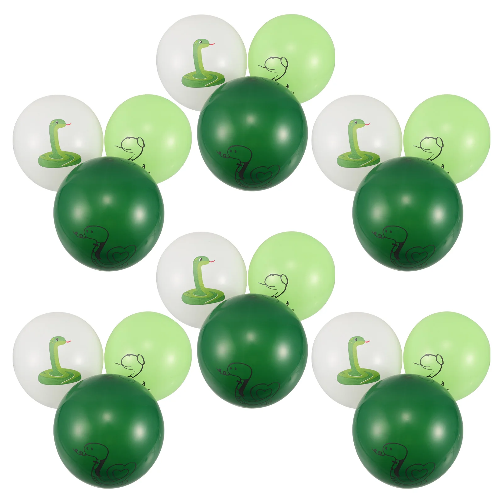 18 шт. украшения для вечеринки в виде змеи декор воздушный шар спортивный мяч