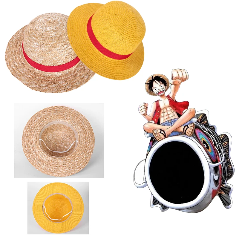 

Японская аниме Обезьяна D. Соломенная шляпа Луффи, для косплея, для детей и взрослых, Луффи, соломенная Кепка, летняя Солнцезащитная шляпа, реквизит, кепки для косплея, 35 см