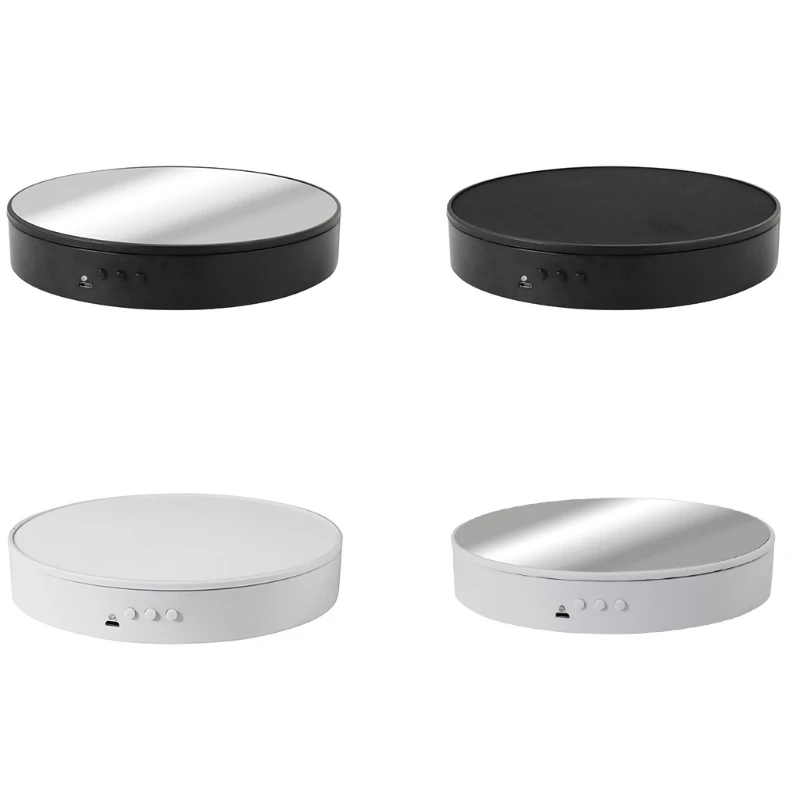 

20cm 5V Electric Rotating Display Stand Turntable Photographic Video Stand Dynamic Rotating Display Stand