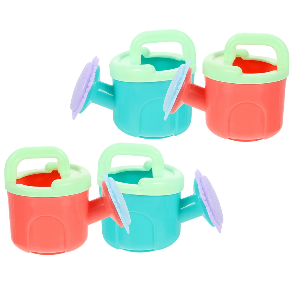 

4 Pcs Baby Watering Can Beach Cans Plastic Jug Toy Kids Spray Pot Garden Pp Bath Shower