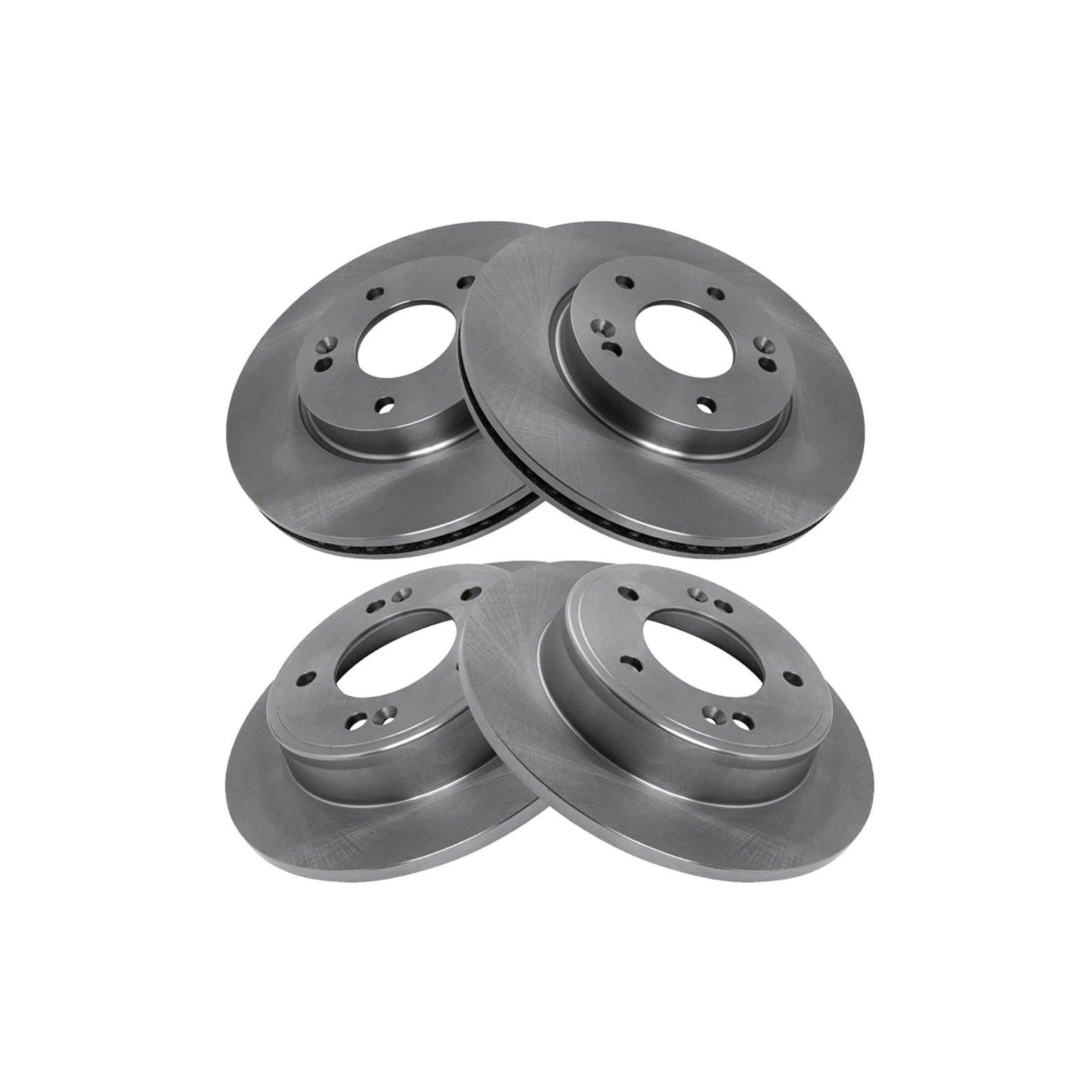 

Front & Rear Disc Brake Rotor Kit for Elantra Veloster Forte Soul New