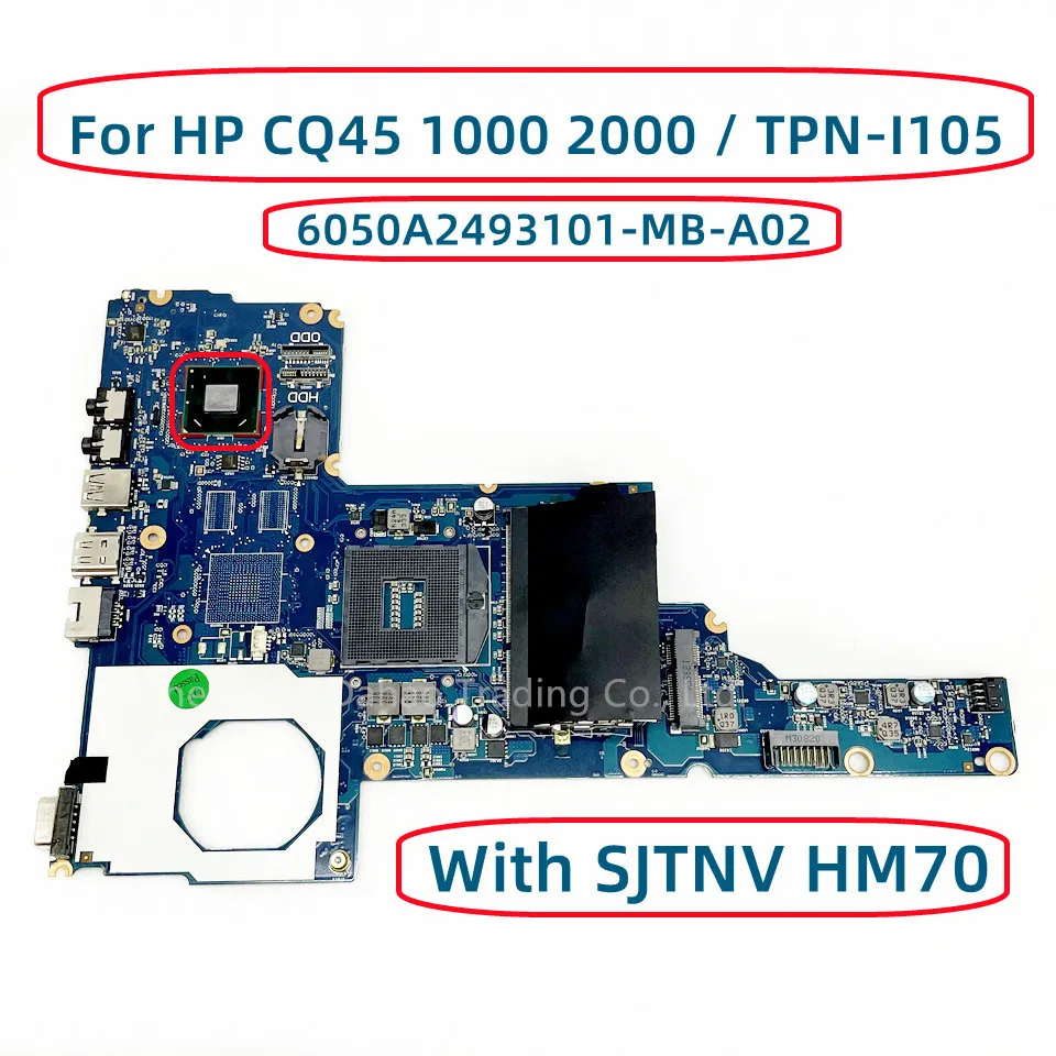 Материнская плата для ноутбука HP Pavilion CQ45 1000 2000 685783-001 685783-601 685107-001 6050A2493101-MB-A02 с фотоэлементом HM70 HM75