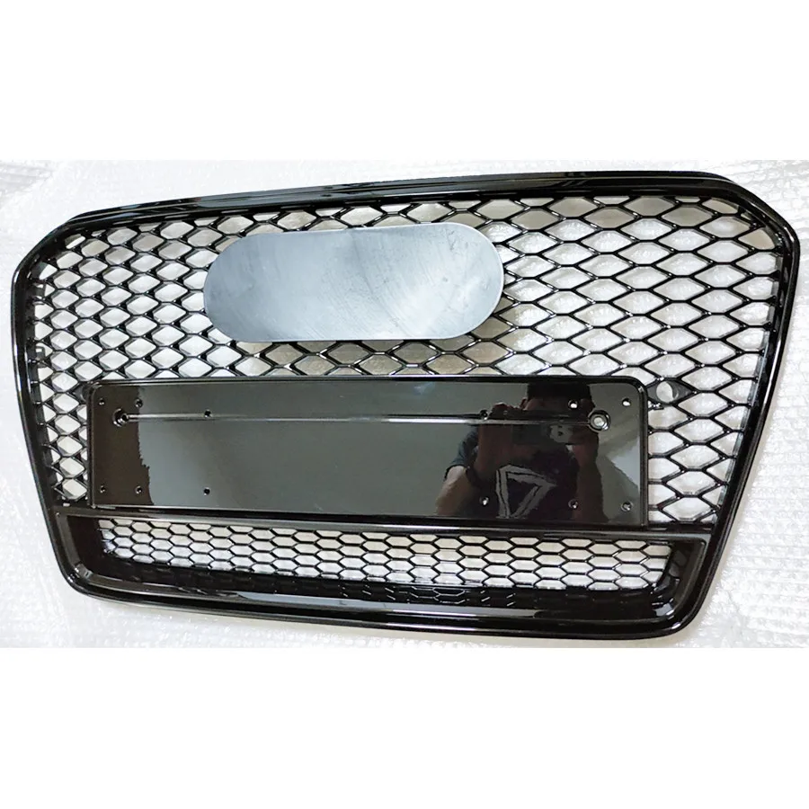 

RS5 Style Grill Grille For Audi A5 S5 2012 2013 2014 2015 2016 Gloss Black For Quattro Style