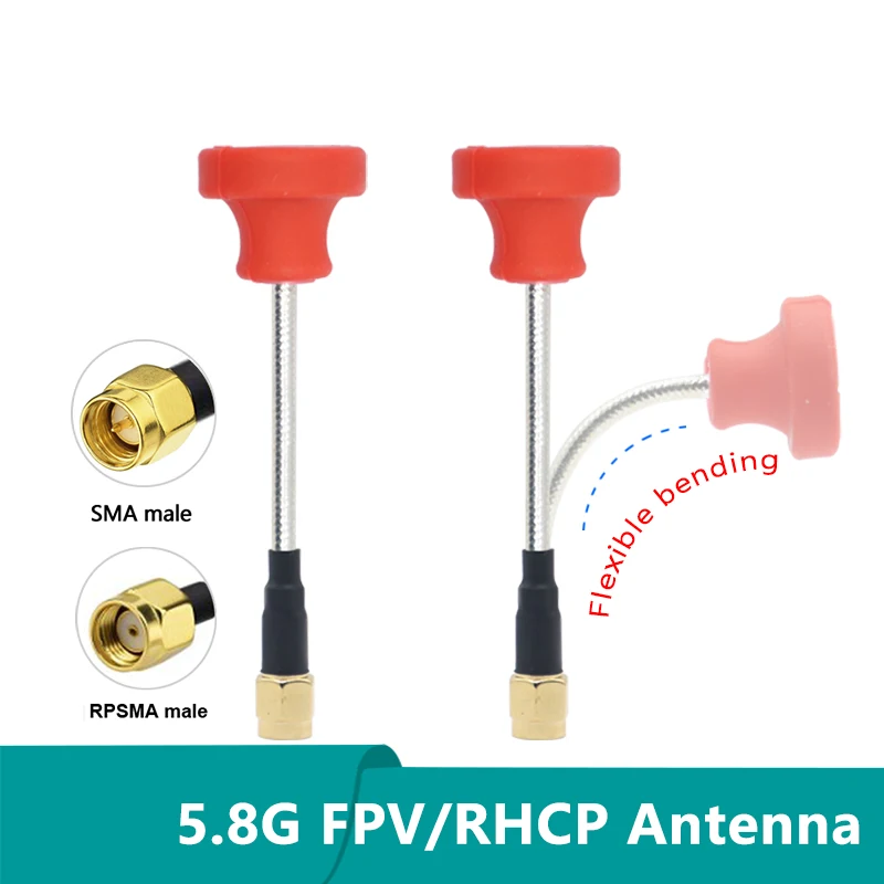 Антенна пагода FPV 5,8G SMA Штекерная антенна для радиоуправляемого дрона Аксессуары Компоненты квадрокоптера мультикоптера TX/RX RPSMA