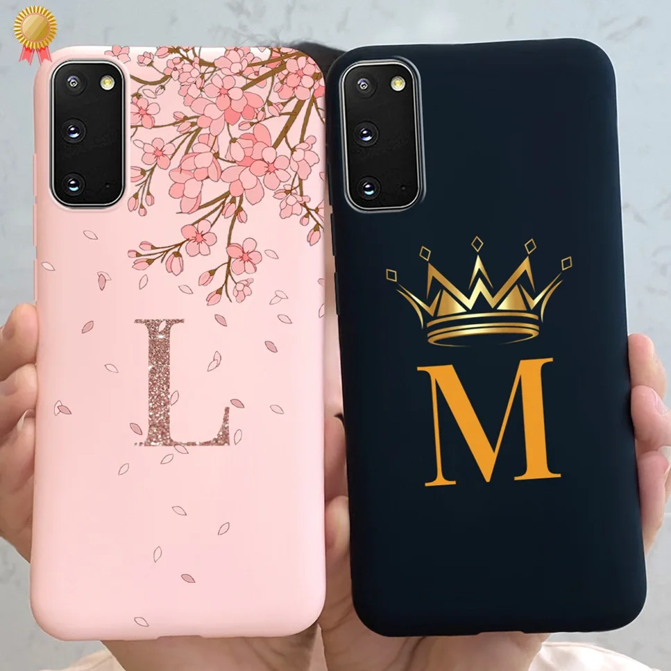

Чехол для Samsung Galaxy S20 S20Plus, милый роскошный чехол с надписью, короной, цветами, ударопрочный розовый черный чехол для Samsung S20 Plus, задняя крышка