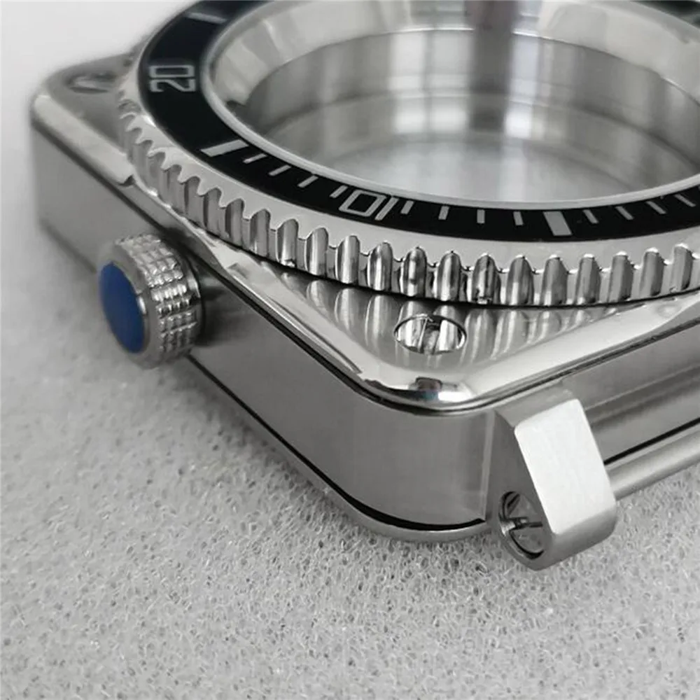 NH35 Square Case 42mm 316L Stainless Steel Sapphire Glass Watch Case fit for NH35/NH36/4R/7S Movement Unique Men Watch Case