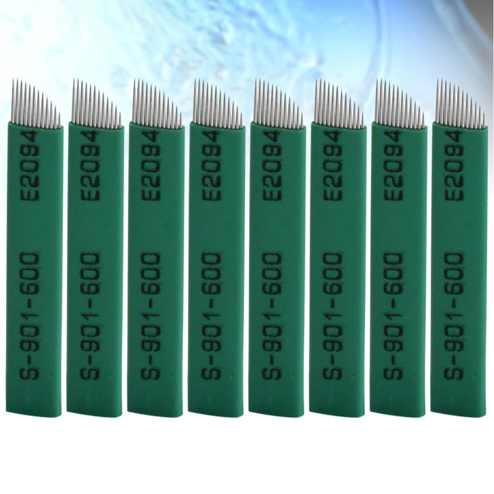 

50 шт. иглы для ручного микроблейдинга, принадлежности для ручек (зеленый)