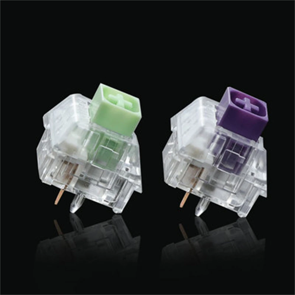 Kaih BOX Crystal Jade Switches Clicky 5 Pin MX Switch Customized for Hot Swappable Mechanical Keyboard