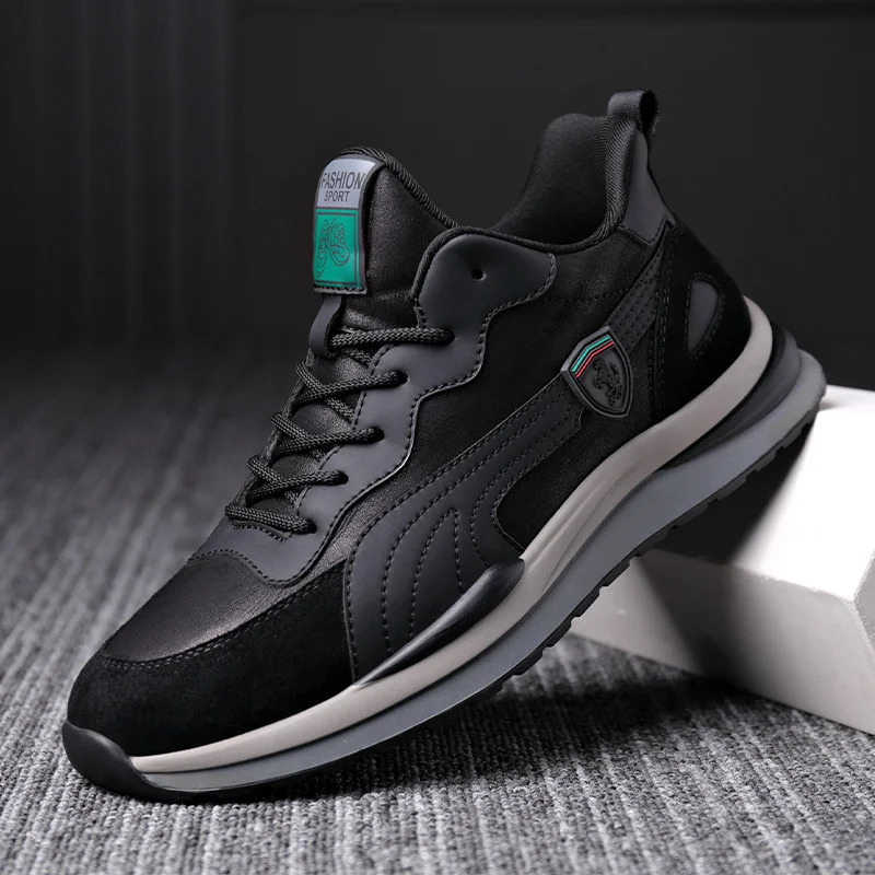 Luxury brand genuine Autumn and Winter 2023 New Men's Casual Sneakers Breathable Fashion Thick Bottom Forrest Gump Dad Shoes Men