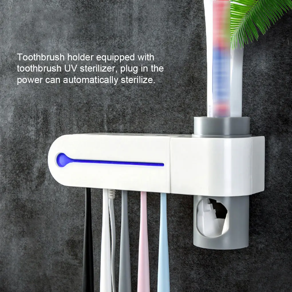 

1 Набор Держатель для зубных щеток простой многофункциональный Практичный простой в использовании полка для зубной пасты многофункциональ...