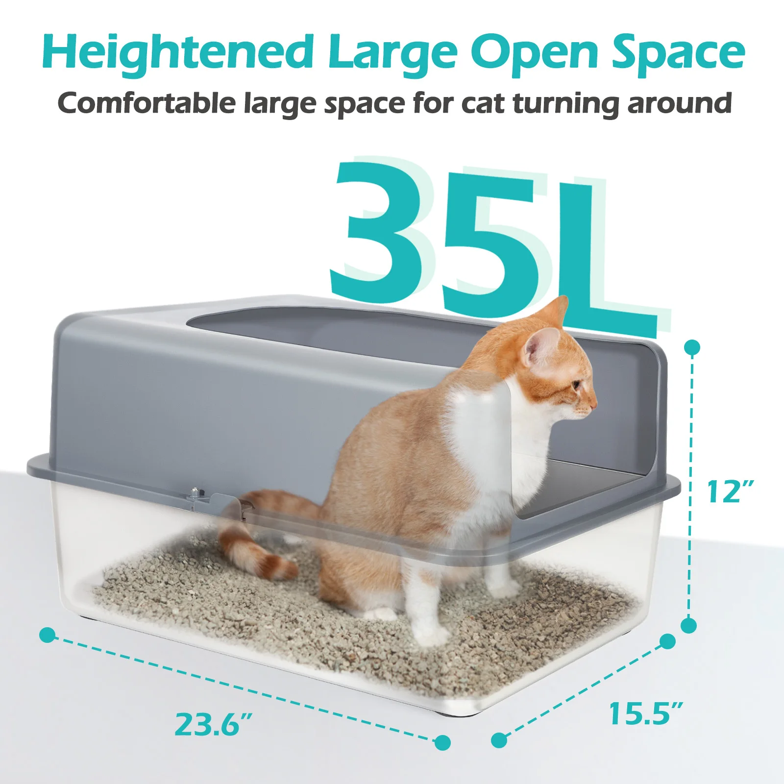 Контейнер для наполнителя из нержавеющей стали контейнер кошачьего туалета