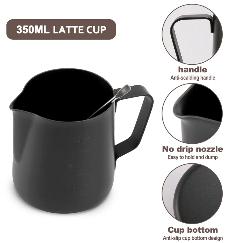 Кувшин для вспенивания молока из нержавеющей стали Macchiato капучино латте в том