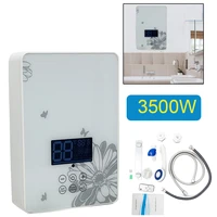220v 3500w electric water heater multi purpose household hot water heater instant tankless bathroom shower water heater