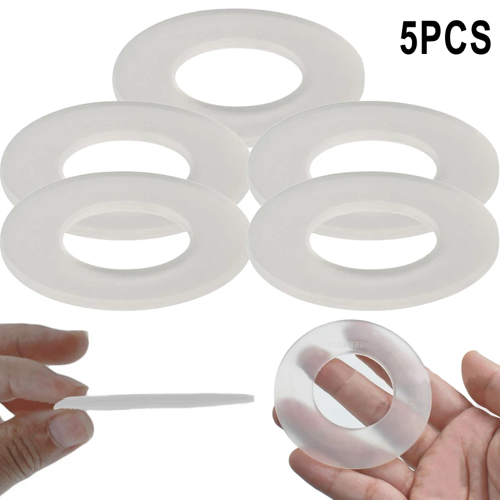 

5pcs White Plastic Nylon Washer Flat Spacer Washer Seals Gasket O Ring Rubber Flush Valve Seal Washer Diaphragm 816.418.00.1