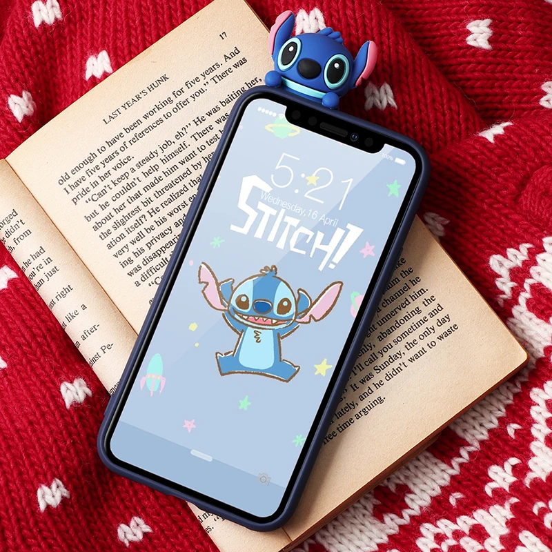 Милый чехол для телефона с мультяшной куклой и стежком Huawei P30 P20 Pro P40 Mate 20 Honor 9X 8A 10