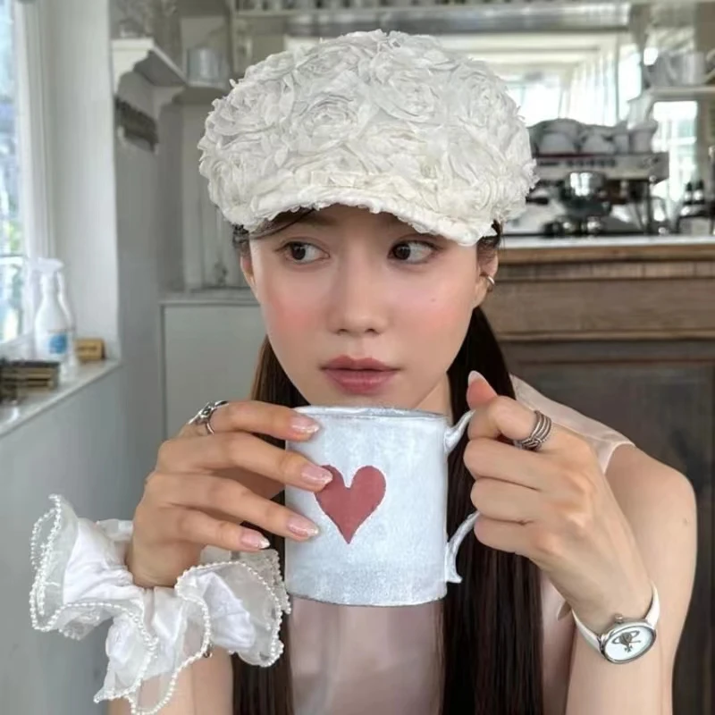 Передовая головная уборка с новыми розами в стиле ретро головной убор