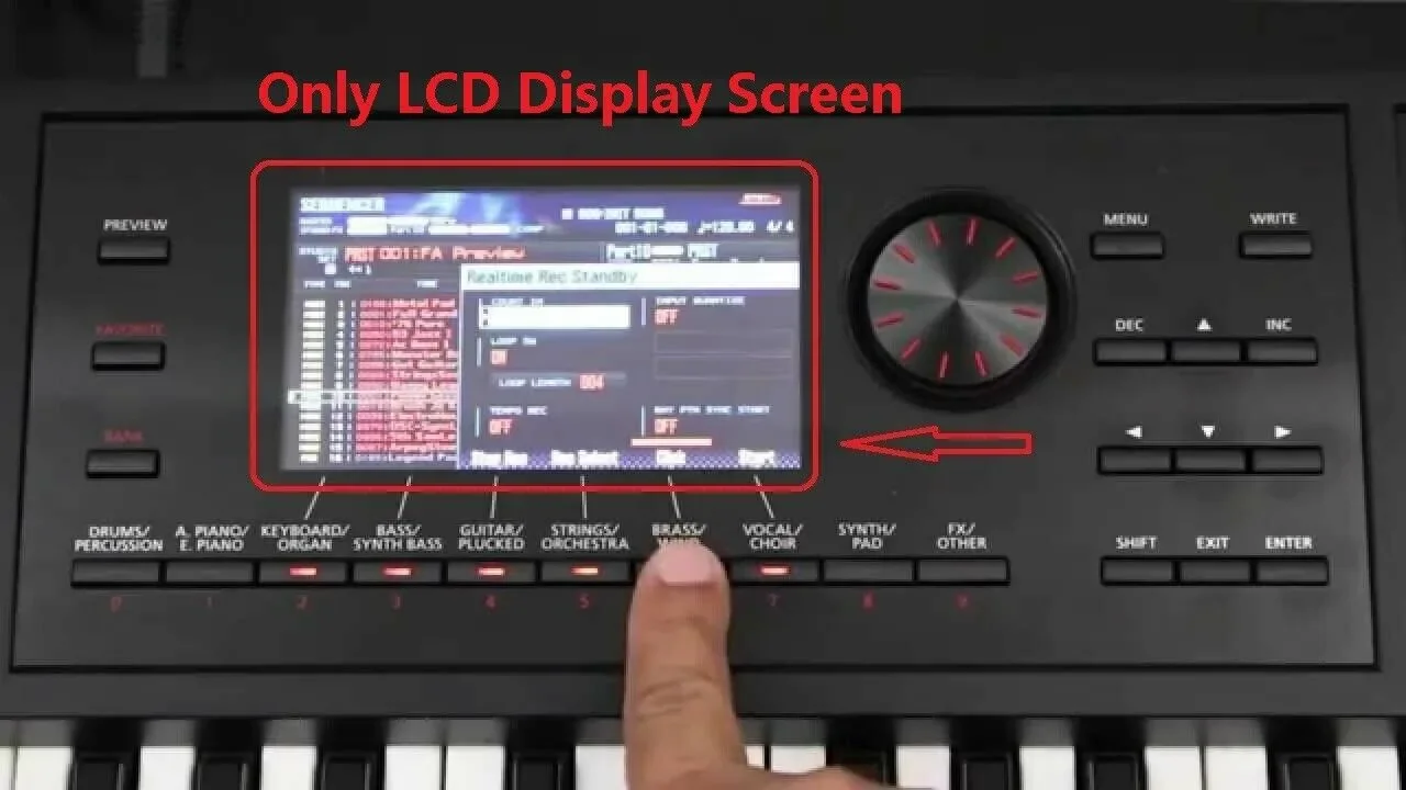 

NEW2023 LCD Display Screen( With Touch Screen )for Yamaha PSR-SX900 PRS SX900