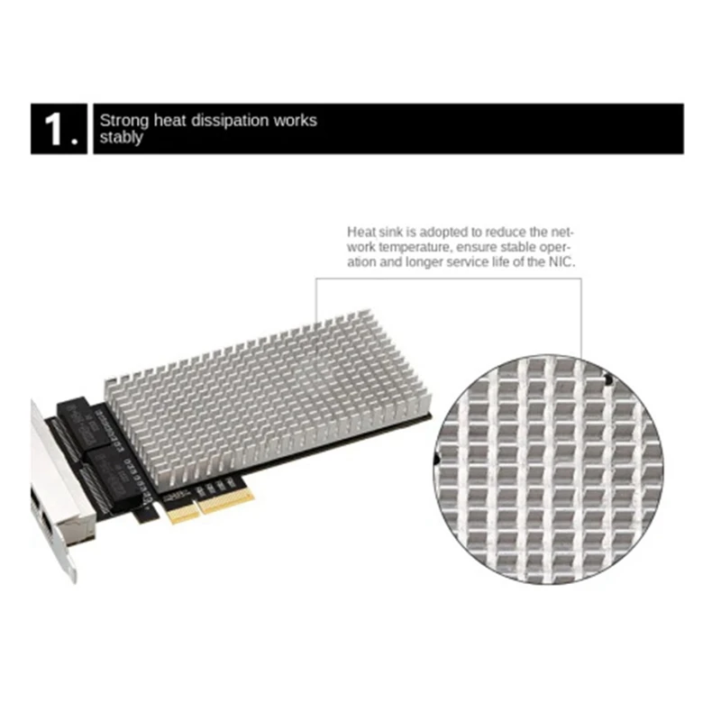 HOT-PCIE 4-Port 2 5G бездисковая сетевая карта гигабитный проводной сетевой порт запуск