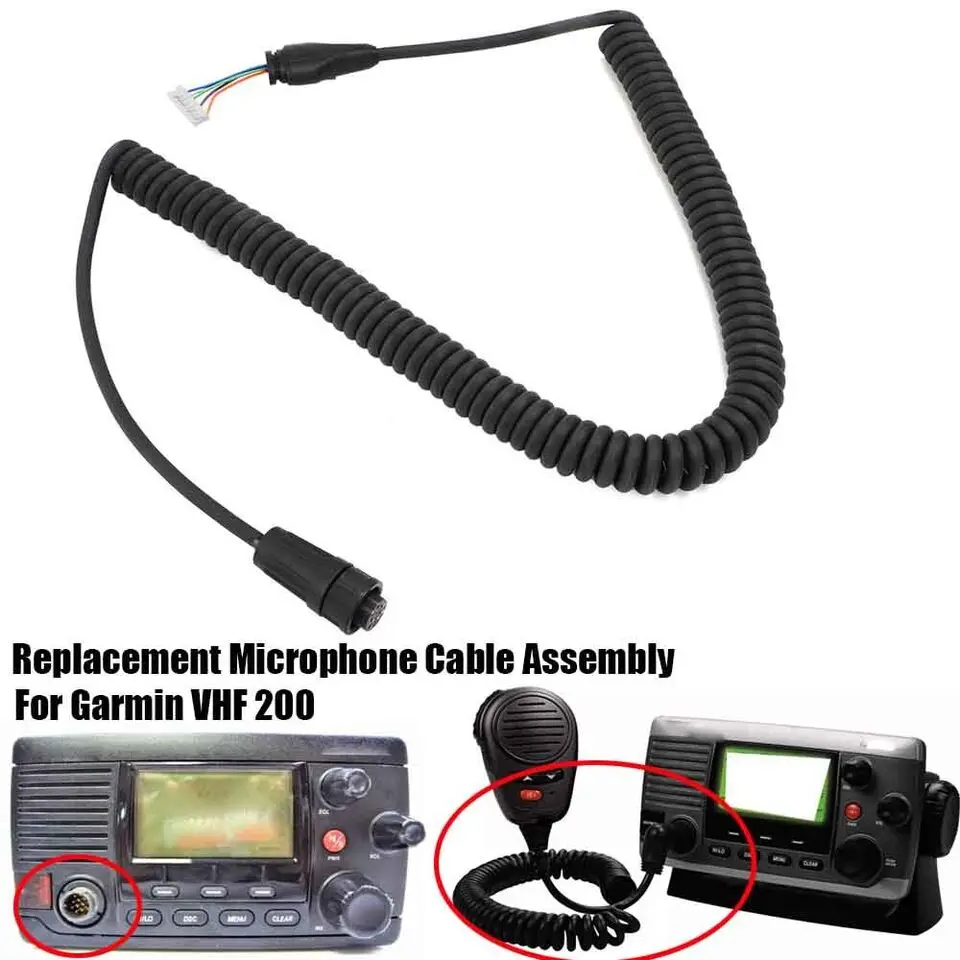 Сменный микрофонный кабель для Garmin VHF 200