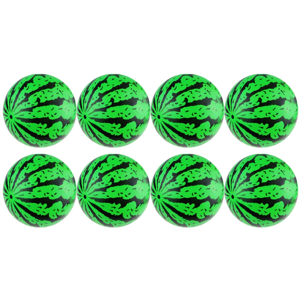

8pcs Kid Watermelon Shaped Balls Inflatable Ball Toy Children Ball Toy