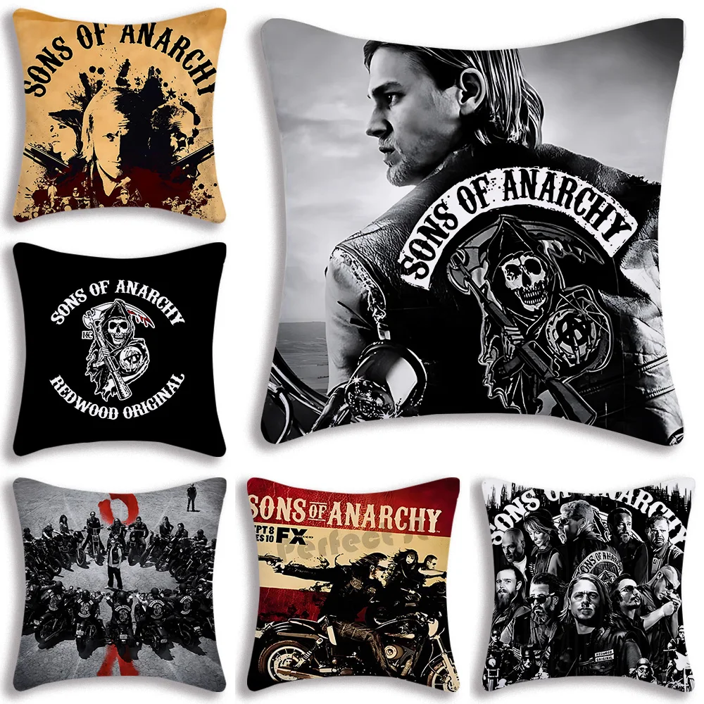 Наволочки для подушек из сериала &quotСыновья Анархии&quot мультяшный Диванный