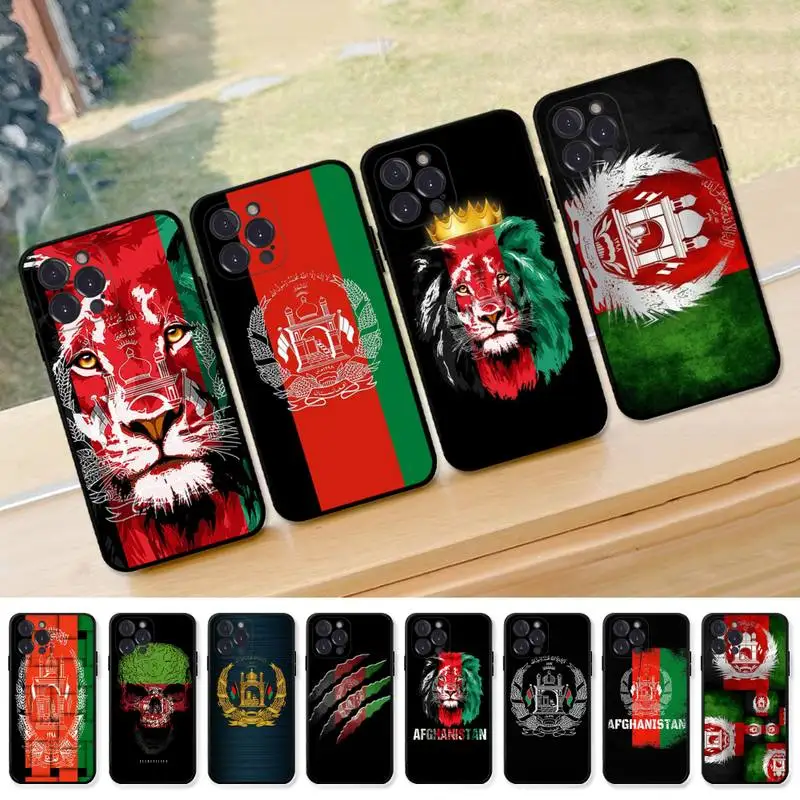 Yinuoda Afghan Afghanistan Flag Phone Case Silicone Soft for iphone 14 13 12 11 Pro Mini XS MAX 8 7 6 Plus X XS XR Cover