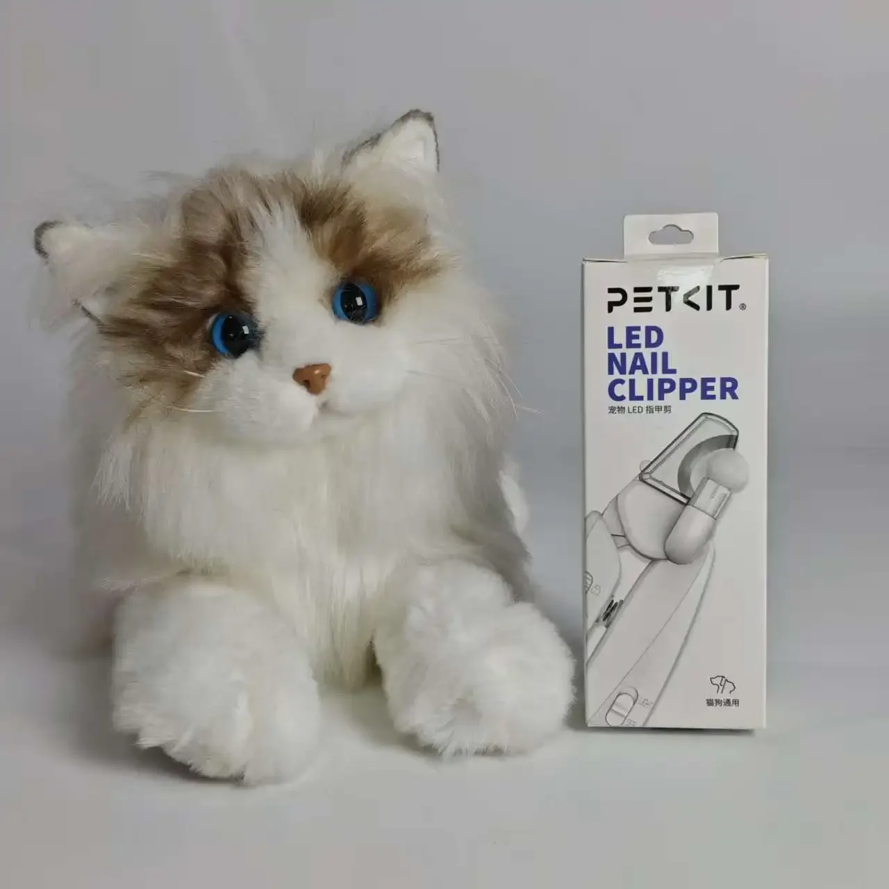 Фото Когтерезка PETKIT LED для кошек и собак: профессиональный инструмент для груминга с подсветкой, защитой от брызг и видимостью кровеносных сосудов №2