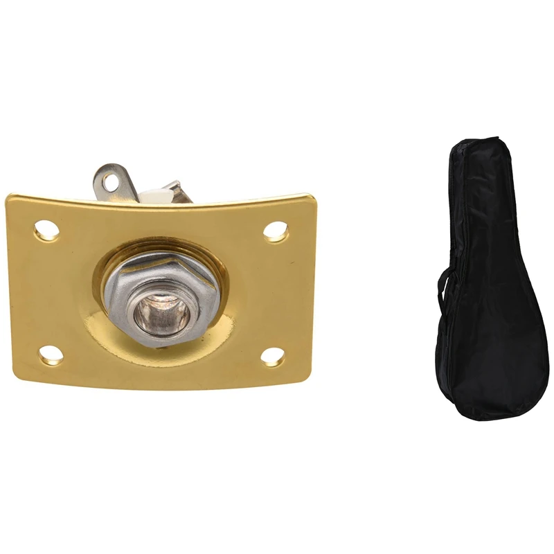 

MA-70 Case Bag Strap Box Pack Waterproof For Ukulele Ukulele Cover With Guitar Bass Jack 1/4 Output Input Jack Socket