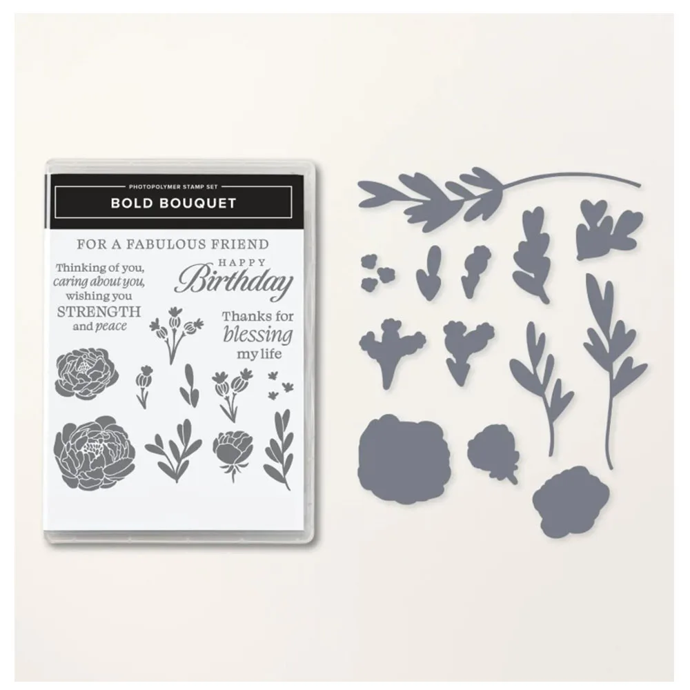 

Luxuriant Flowers Metal Cutting Dies and Stamps Stencil DIY Scrapbook For Card Making Embossing Die Craft Supplies New Arrivals