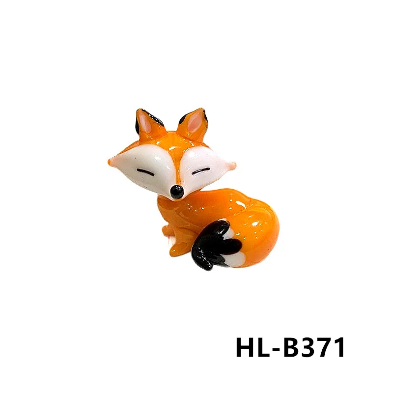 

Миниатюра лиса из стекла JSSMTLP