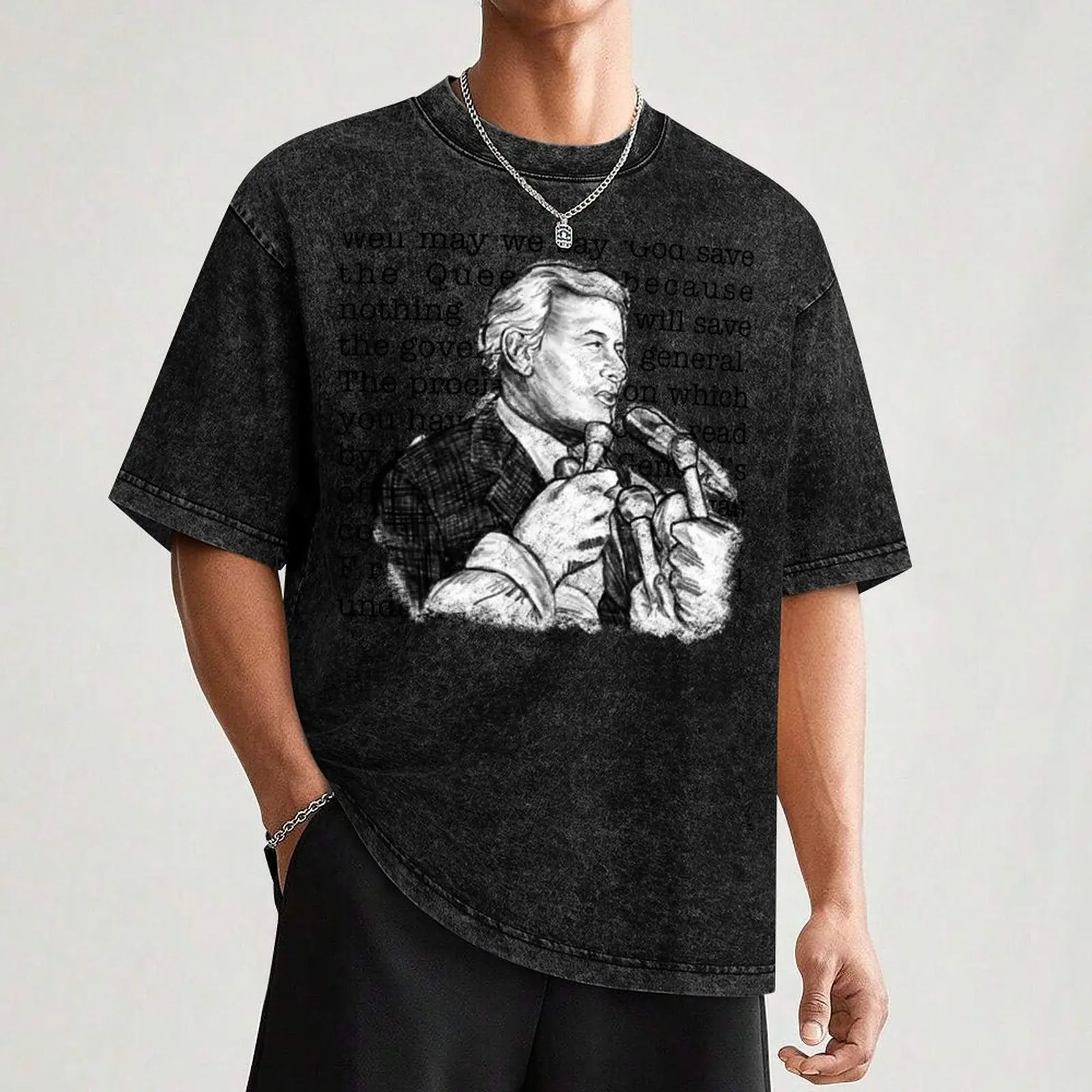 Мужская винтажная футболка Gough Whitlam's Dismissal хлопок