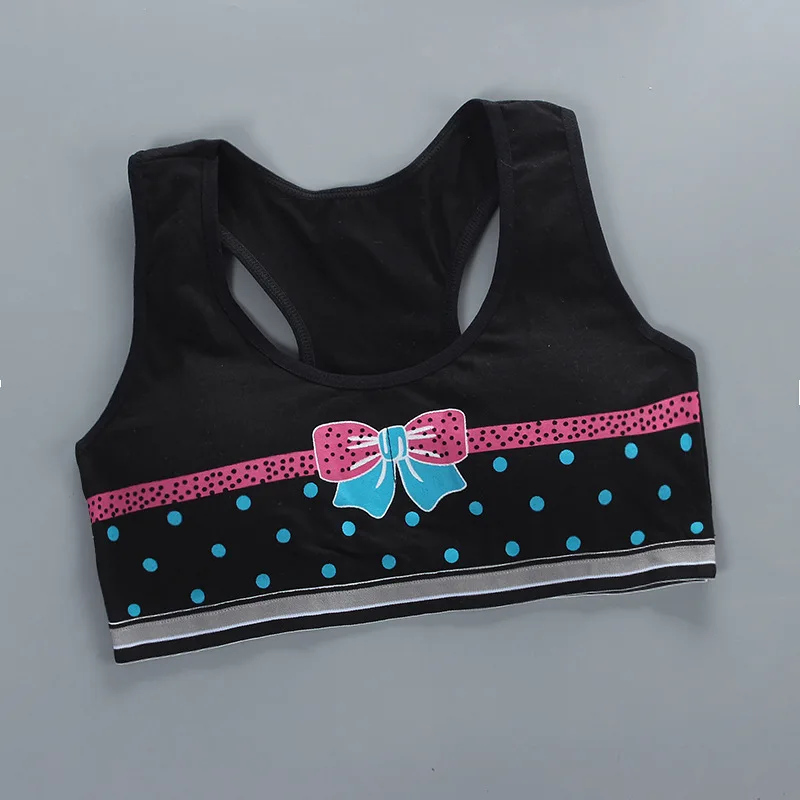 

Young Ggirl Bra Without Rims Comfortable Sports Breathable Cotton Vest Underwear Teenage Girls Clothing 8-16T Training Bras