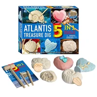 gemstone dig kit marine life fossils pearl excavation toy complete crystal digging set with professional tools discovery