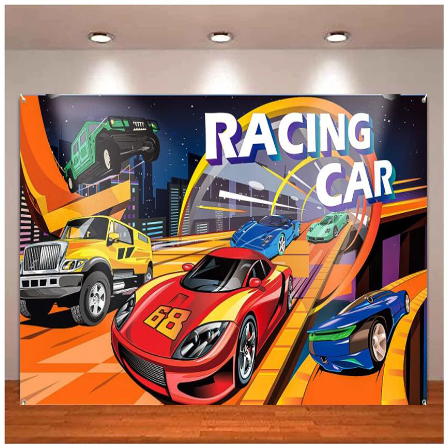 

Гоночный автомобиль колеса дикий горячий гонщик вечерние НКА украшение фотография фон декоративный счастливый гонщик фон для дикой гоночн...