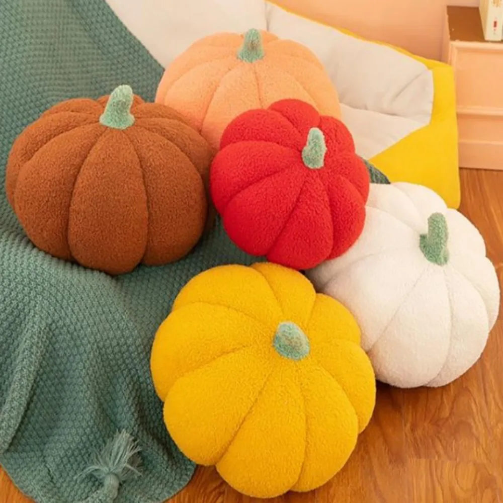 

1PCS Pumpkin Pillow Halloween Plush Toy Cushion Soft PP Cotton Pumpkin Living Room Sofa Cushion Home Decor Gifts