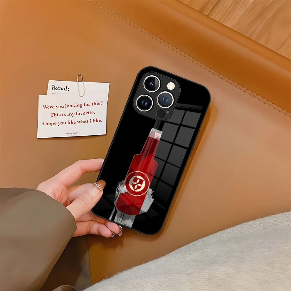 Чехол для телефона из закаленного стекла iPhone 15 13 14 12 11 Pro XS Max Plus Mini X XR 8 7 6s SE2020