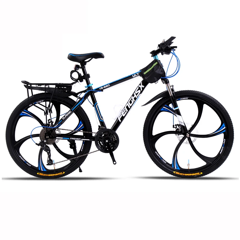 

Горный велосипед для взрослых, 21 скорость, колеса 24 дюйма, подвеска с фиксированным механизмом для упражнений