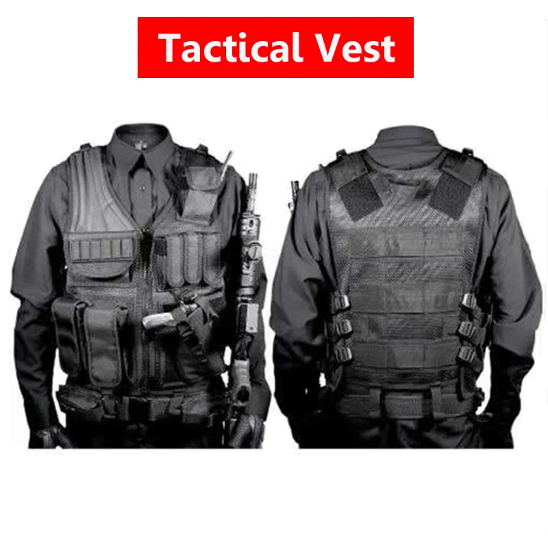 

Military Equipment Tactical Vest Airsoft Hunting MOLLE Vest Army Training Combat Armor Paintball CS War Game Protective Vest