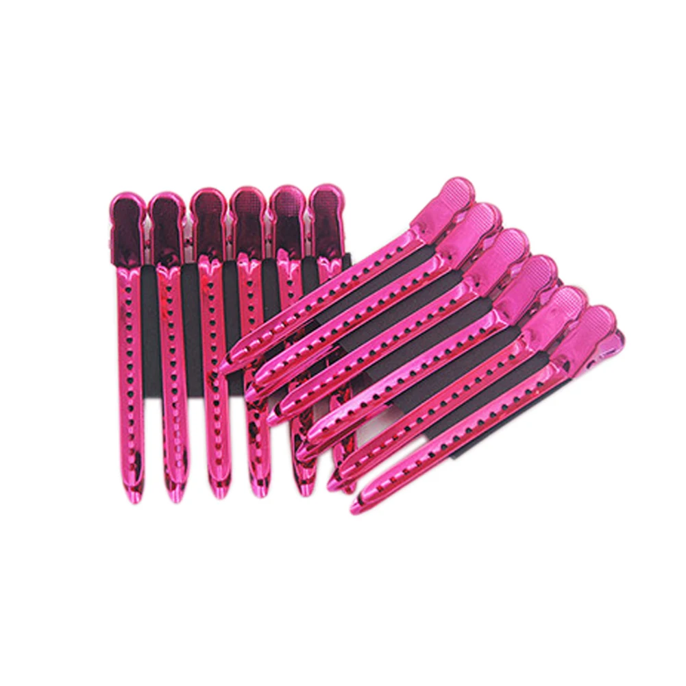 

12 шт./компл. Заколка-Пряжка плоские Многофункциональные Инструменты для укладки из Нержавеющей Стали Практичные зажимы для парикмахерских ...