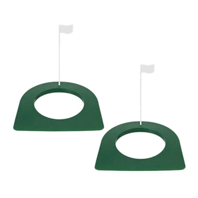 

Топ!-2 шт. стаканчик для игры в гольф и флаг, учебные пособия для игры в гольф с флагом для игры в гольф, обучающий коврик для игры в гольф