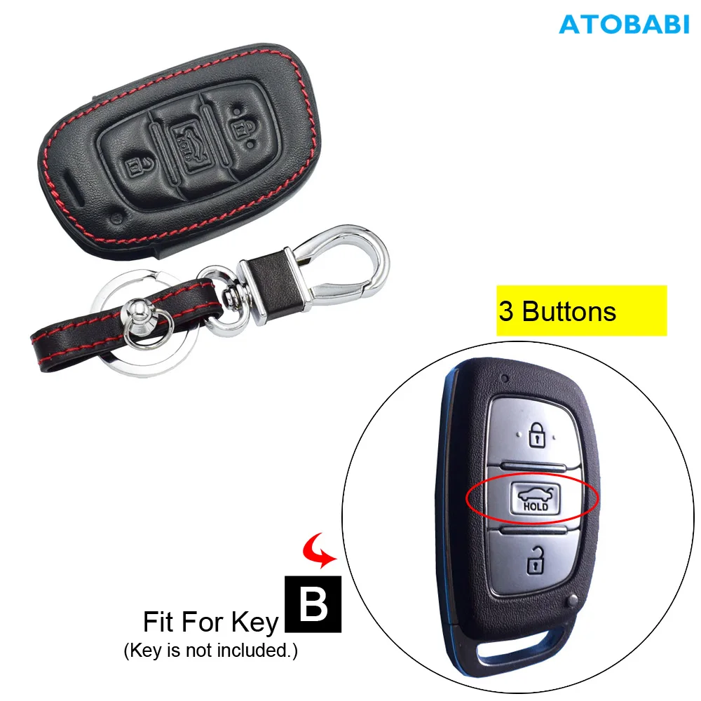 

Кожаный чехол для автомобильного ключа, чехол для умного пульта дистанционного управления, автоаксессуары для Hyundai 2018 2019, Sonata Elantra IX35 i10 i20 i40 Tucson Ioniq