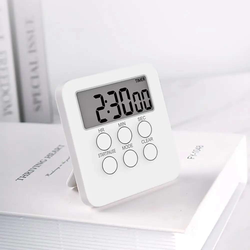 

NEW Portable Digital Timer With Bracket Super Strong Magnetic Count Up/down Time Management Timer For Cooking Baking Study