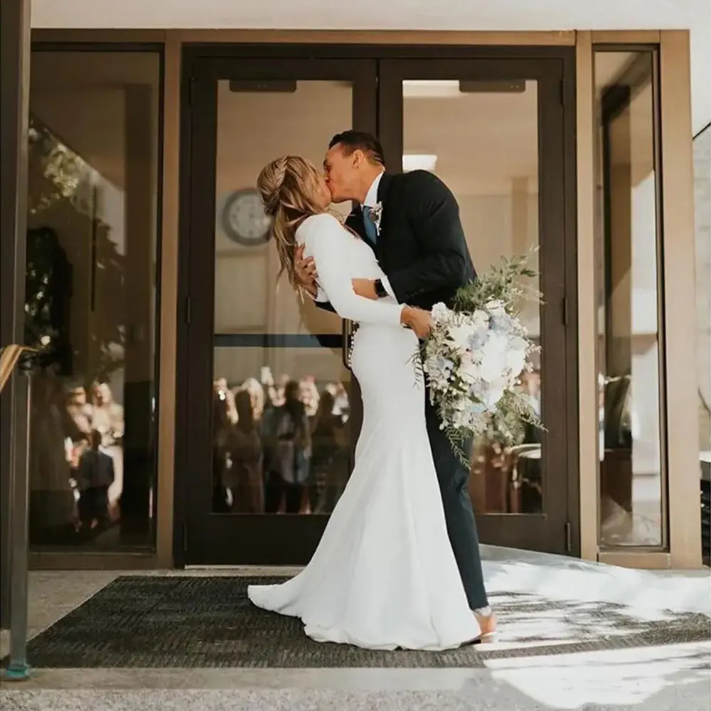 Рисунок 2 - Простые Свадебные платья в мусульманском