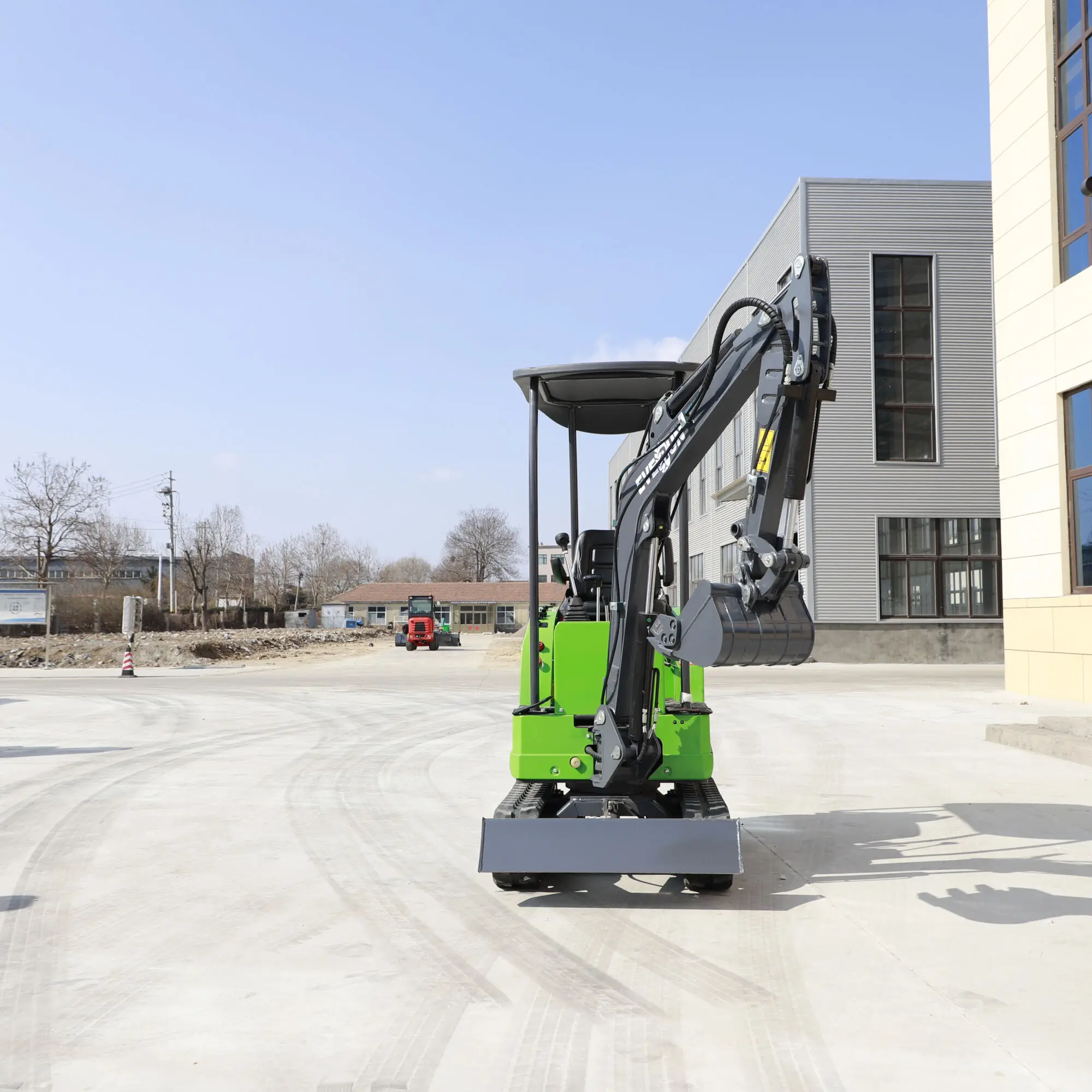 Micro Diggers на гусеничном аккумуляторе EVERUN ERE12E быстрое прикрепление Hine тонн