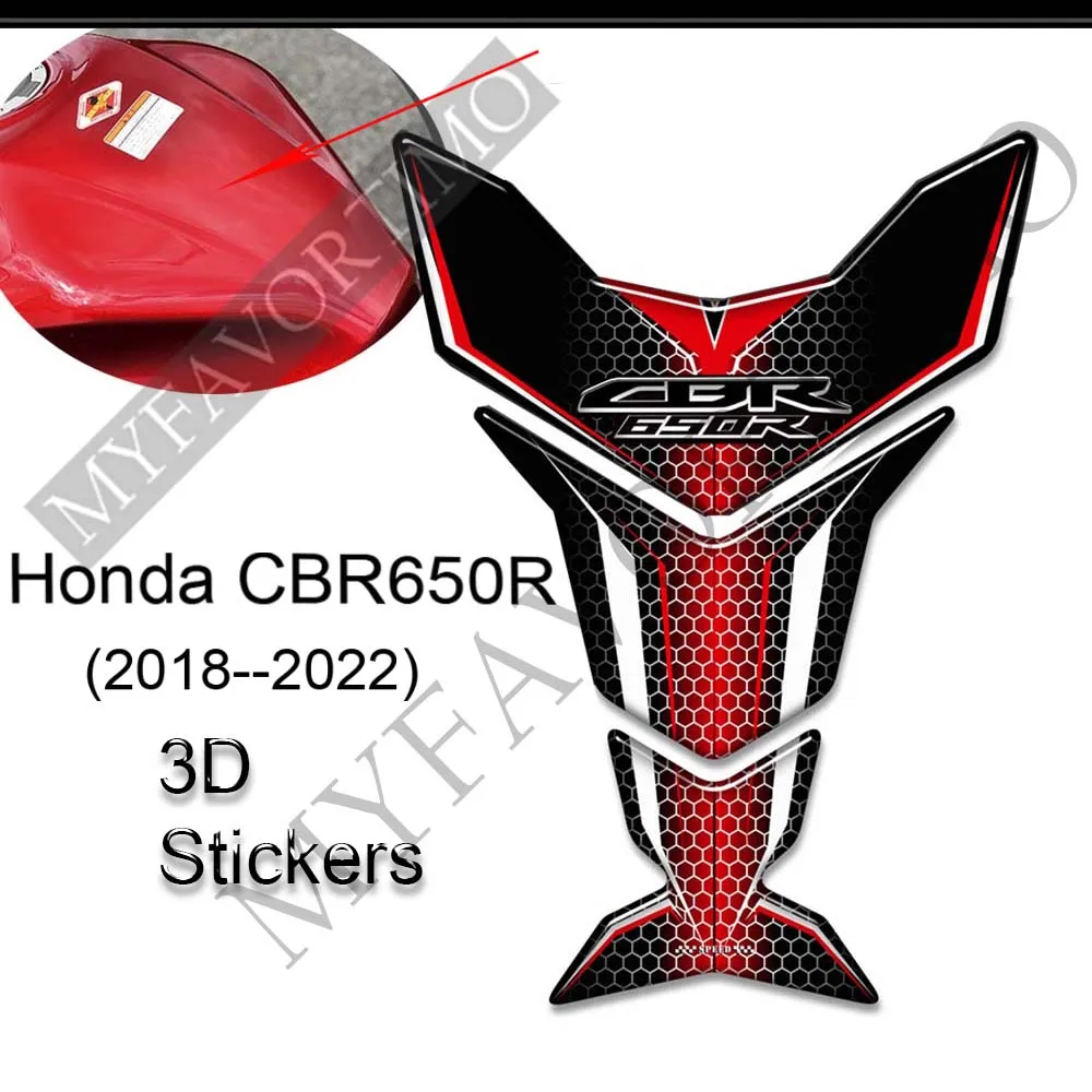 Для Honda CBR650R 650R HRC FirebladeTank Pad Protector 3D наклейки обтекатель на крыло газ мазут комплект