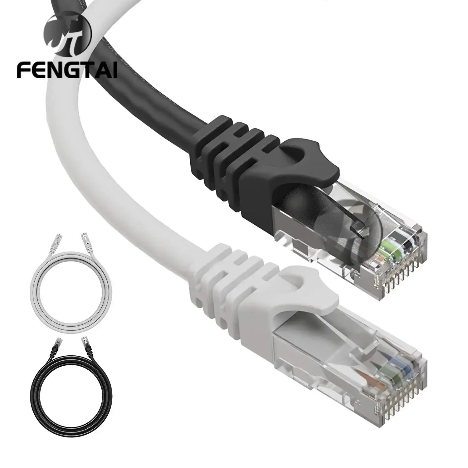 Фото Кабель FT Ethernet Cat6 Ethernet-кабель Cat6 Lan starlink UTP CAT6 RJ 45 Сетевой кабель 10 м/50 м/20 м Патч-корд для ноутбука Маршрутизатор RJ №2