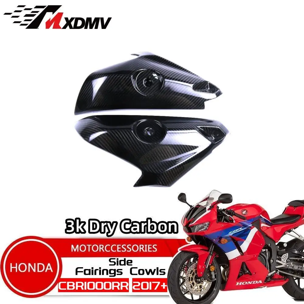 

MXDMV 100% 3K Full Carbon Fiber Motorcycle Side Fairings Cowls Kits Body Exterior Kit For HONDA CBR1000RR 2017+ 2017-2023