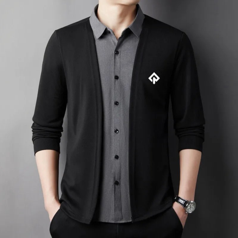 2024 осенние новые мужские свитера для гольфа топ с длинными рукавами одежда