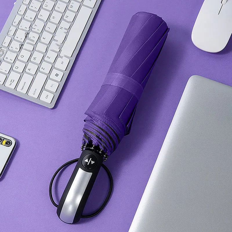 

2022 ветроустойчивый складной автоматический зонт от дождя для женщин унисекс большой Ветрозащитный зонтик с черным покрытием зонтик