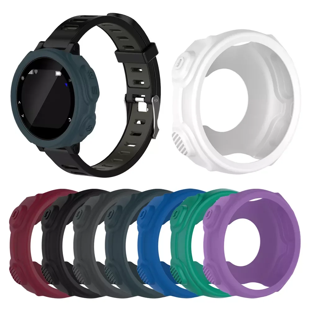 

Light-weight Smart Protector Case Silicone Skin Protective Case Cover For Garmin Forerunner 235 735XT Sports Watch High Quality